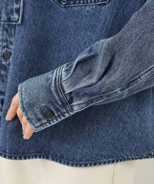 Whim Gazette デニムボウタイシャツ【完売品】 Whim Gazette｜デニムボウタイシャツ | Rakuten Fashion(楽天