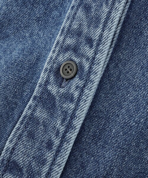 Whim Gazette(ウィムガゼット)の「デニムボウタイシャツ(シャツ/ブラウス・レディース・ブラウン/ピンク/ブルー・FREE)」の9枚目の写真