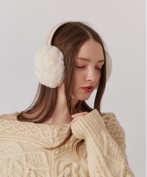 小物 Chapeau d' O Rex Fake Fur Earmuff Chapeau d' ORex Fake Fur Earmuff / シャポードオー【公式通販】