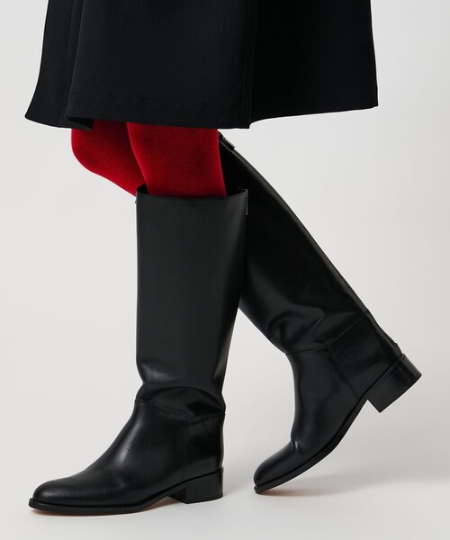 UNITED ARROWS（ユナイテッドアローズ）の「バックジップ ロングブーツ（ブーツ・レディース・ブラック・38/35/36/37/35h/36h/37h）」の8枚目の写真