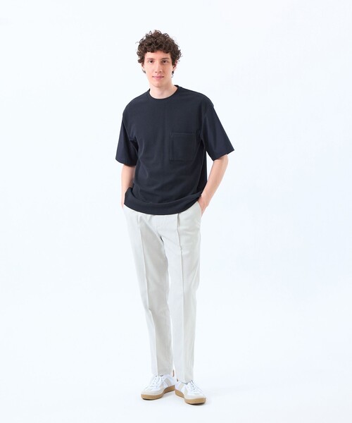 MACKINTOSH PHILOSOPHY(マッキントッシュ フィロソフィー)の「1タックドローコードパンツ ドライストレッチオックス(その他パンツ・メンズ・グレー系その他/チャコールグレー・38/40)」の4枚目の写真