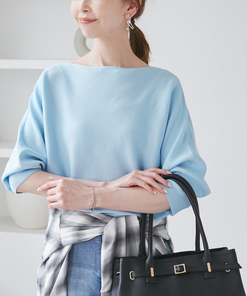 セール】ラメ混ドルマン7分袖ニット（ニット/セーター）｜ROPE' PICNIC