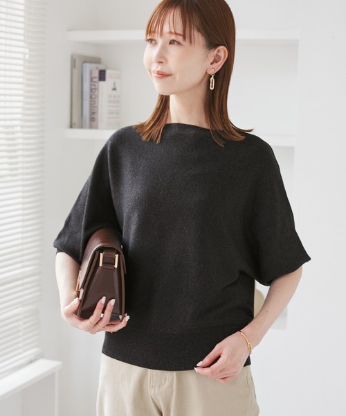 セール】ラメ混ドルマン7分袖ニット（ニット/セーター）｜ROPE' PICNIC