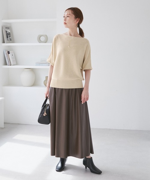 セール】ラメ混ドルマン7分袖ニット（ニット/セーター）｜ROPE' PICNIC