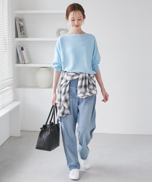 セール】ラメ混ドルマン7分袖ニット（ニット/セーター）｜ROPE' PICNIC