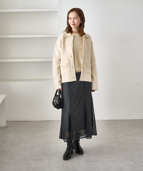 セール】ラメ混ドルマン7分袖ニット（ニット/セーター）｜ROPE' PICNIC