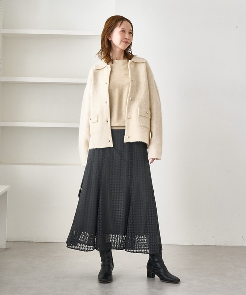 セール】ラメ混ドルマン7分袖ニット（ニット/セーター）｜ROPE' PICNIC