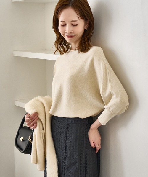 セール】ラメ混ドルマン7分袖ニット（ニット/セーター）｜ROPE' PICNIC
