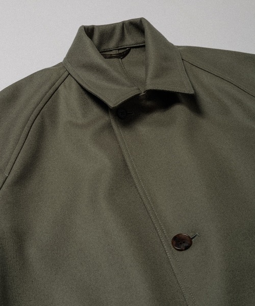 WILD LIFE TAILOR Adam et Rope'(ワイルドテーラーアダムエロペ )の「【WILD LIFE TAILOR】WOOL MELTON COAT(その他アウター・メンズ・カーキ・L/M)」の3枚目の写真