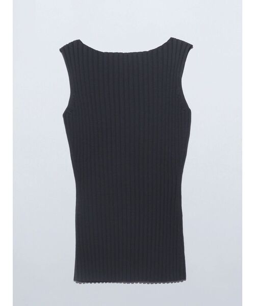 VEQUM(VEQUM)の「【VEQUM】WIDE RIB KNIT TT(ニット/セーター・レディース・ネイビー/ベージュ/ブラック・FREE)」の6枚目の写真
