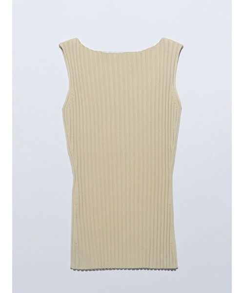 VEQUM(VEQUM)の「【VEQUM】WIDE RIB KNIT TT(ニット/セーター・レディース・ネイビー/ベージュ/ブラック・FREE)」の7枚目の写真