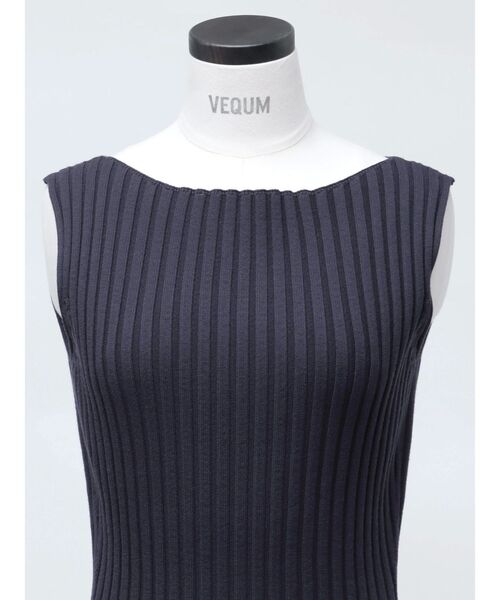 VEQUM(VEQUM)の「【VEQUM】WIDE RIB KNIT TT(ニット/セーター・レディース・ネイビー/ベージュ/ブラック・FREE)」の11枚目の写真