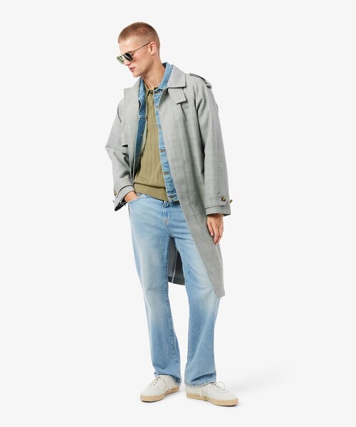 LACOSTE(ラコステ)の「ハイゲージリブニットポロシャツ(ニット/セーター・メンズ・ホワイト/オリーブ・2/4/3/5)」の12枚目の写真