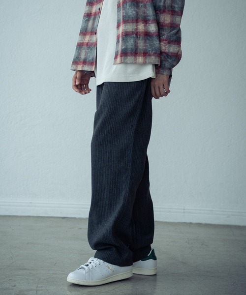 RATTLE TRAP（ラトルトラップ）の「ジンコードストライプワンタックテーパードパンツ（その他パンツ・メンズ・ブラウン/グレー・M/L）」の7枚目の写真