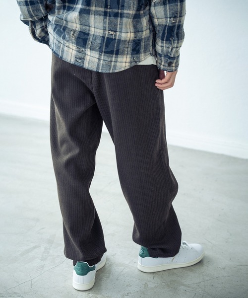 RATTLE TRAP（ラトルトラップ）の「ジンコードストライプワンタックテーパードパンツ（その他パンツ・メンズ・ブラウン/グレー・M/L）」の15枚目の写真