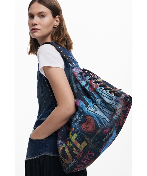 Desigual（デシグアル）の「グラフィティプリントショルダーバッグ（ショルダーバッグ・レディース・マルチ・FREE）」の7枚目の写真