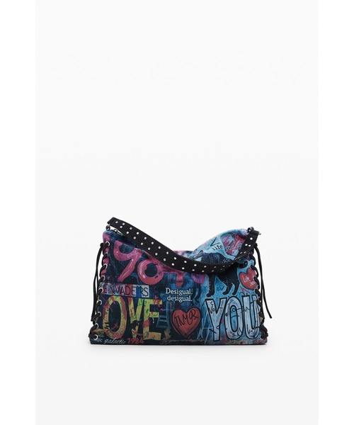 Desigual（デシグアル）の「グラフィティプリントショルダーバッグ（ショルダーバッグ・レディース・マルチ・FREE）」の4枚目の写真
