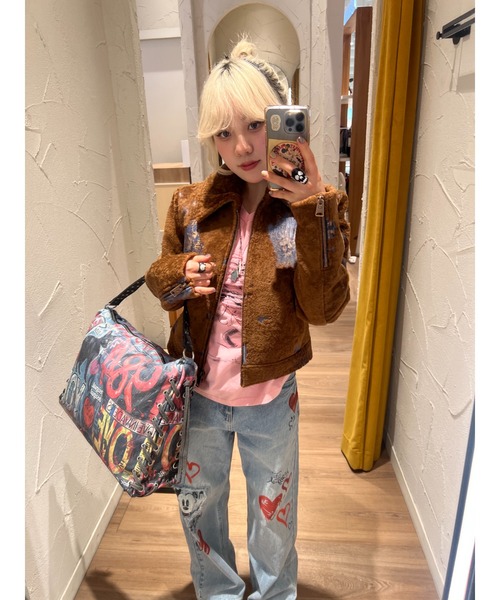 Desigual(デシグアル)の「【SALE対象外】グラフィティプリントショルダーバッグ(ショルダーバッグ・レディース・マルチ・FREE)」の7枚目の写真
