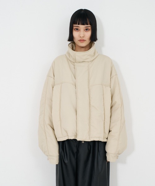 NOMINE ノミネ　モンスターパーカー　アイボリー NOMINE（ノミネ）の「モンスターパーカー（ダウンジャケット/コート