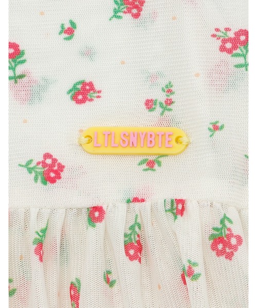 Little sunny bite(リトルサニーバイト)の「【8】【it】【little sunny bite】original floral tulle dress(ワンピース・レディース・ブラウン/ホワイト/ピンク・SMALL/MEDIUM)」の10枚目の写真