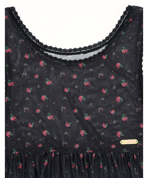 Little sunny bite(リトルサニーバイト)の「【8】【it】【little sunny bite】original floral tulle dress(ワンピース・レディース・ブラウン/ホワイト/ピンク・SMALL/MEDIUM)」の5枚目の写真