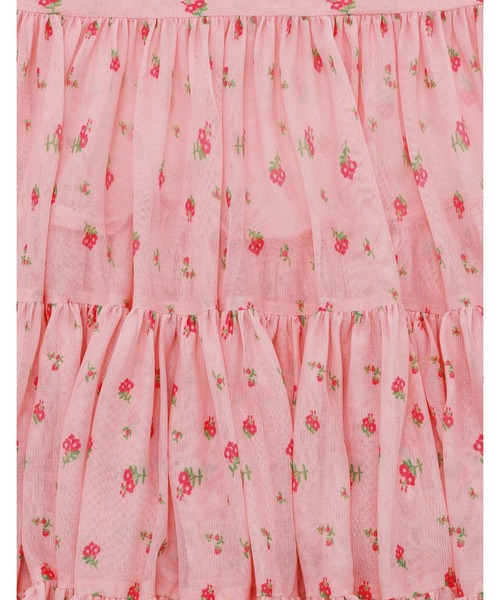 Little sunny bite(リトルサニーバイト)の「【8】【it】【little sunny bite】original floral tulle dress(ワンピース・レディース・ブラウン/ホワイト/ピンク・SMALL/MEDIUM)」の18枚目の写真