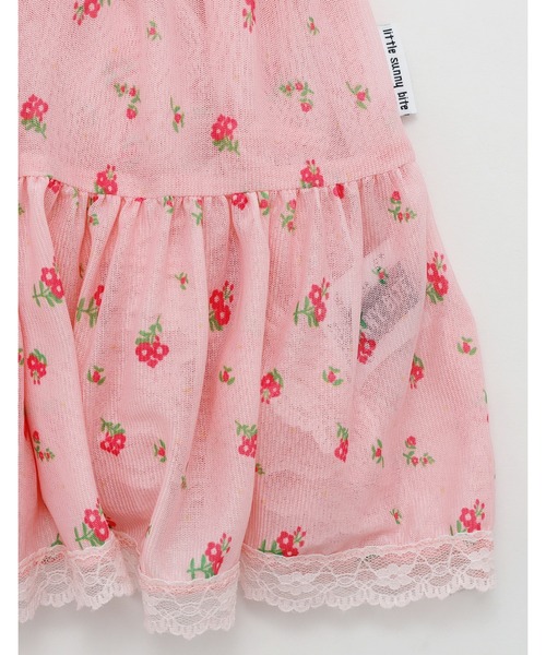 Little sunny bite(リトルサニーバイト)の「【8】【it】【little sunny bite】original floral tulle dress(ワンピース・レディース・ブラウン/ホワイト/ピンク・SMALL/MEDIUM)」の16枚目の写真
