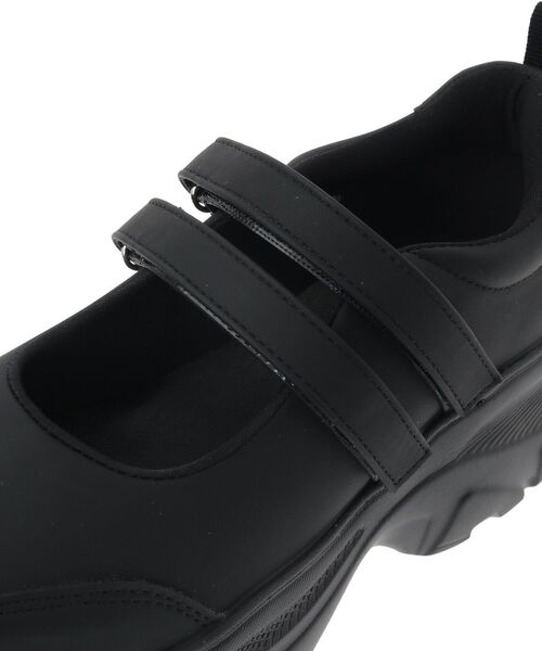 Green　Parks（グリーンパークス）の「・rich blue 厚底ストラップスニーカー（スニーカー・レディース・ブラック・S/M/L/LL）」の10枚目の写真