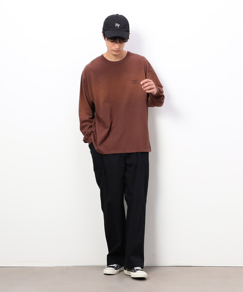 Purple&Yellow(パープルアンドイエロー)の「コットンツイルワークパンツ(その他パンツ・メンズ・ベージュ/ブラック・MEDIUM/LARGE/X-SMALL/SMALL)」の6枚目の写真