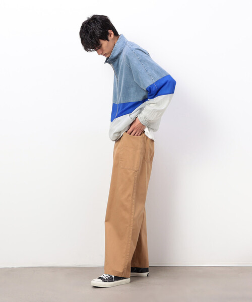 Purple&Yellow(パープルアンドイエロー)の「コットンツイルワークパンツ(その他パンツ・メンズ・ベージュ/ブラック・MEDIUM/LARGE/X-SMALL/SMALL)」の16枚目の写真