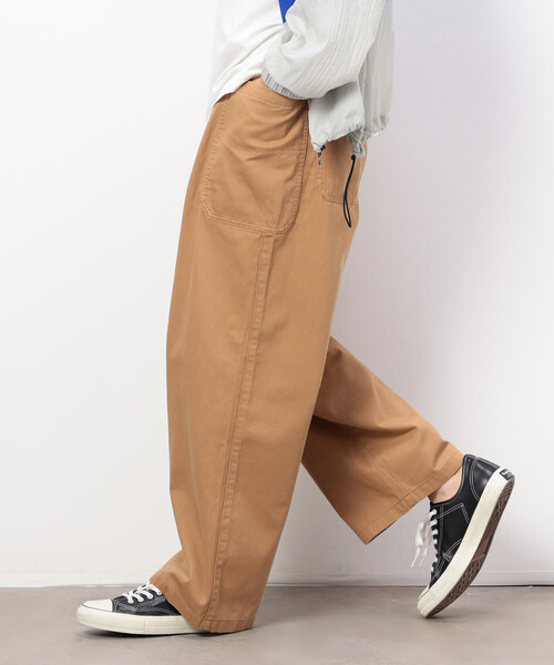 Purple&Yellow(パープルアンドイエロー)の「コットンツイルワークパンツ(その他パンツ・メンズ・ベージュ/ブラック・MEDIUM/LARGE/X-SMALL/SMALL)」の8枚目の写真