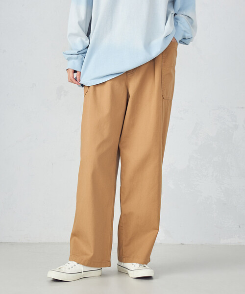 Purple&Yellow(パープルアンドイエロー)の「コットンツイルワークパンツ(その他パンツ・メンズ・ベージュ/ブラック・MEDIUM/LARGE/X-SMALL/SMALL)」の17枚目の写真