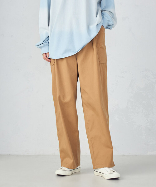 Purple&Yellow(パープルアンドイエロー)の「コットンツイルワークパンツ(その他パンツ・メンズ・ベージュ/ブラック・MEDIUM/LARGE/X-SMALL/SMALL)」の13枚目の写真