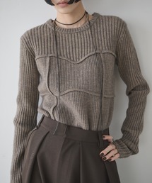 AIC. | ビスチェコンビネーションリブニット(ニット/セーター)