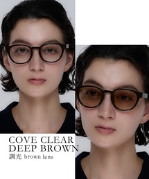 Jugaad14(ジュガードフォーティーン)の【jugaad14】COVE CLEAR  deep brown(サングラス)