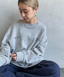 Manhattan Portage（マンハッタンポーテージ）の「[MANHATTAN PORTAGE/マンハッタンポーテージ] ワンポイント刺繍ロゴ クルーネックスウェット（スウェット・メンズ）」