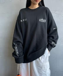 Manhattan Portage | [MANHATTAN PORTAGE/マンハッタンポーテージ] ワンポイント刺繍ロゴ クルーネックスウェット(スウェット)