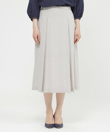 【WEB・一部店舗限定/ウォッシャブル】トライアングルプリント　スカート