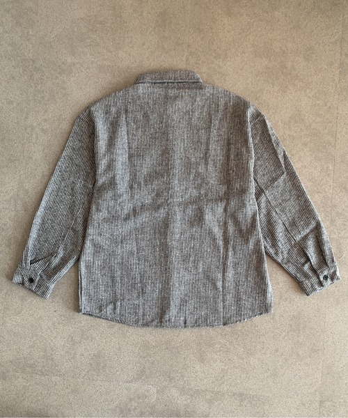 link lot(リンクロット)の「ヘリンボーンポケット付きルーズシルエットCPOジャケット(シャツ/ブラウス・メンズ・ブラック/ベージュ/グレー・M/L)」の20枚目の写真