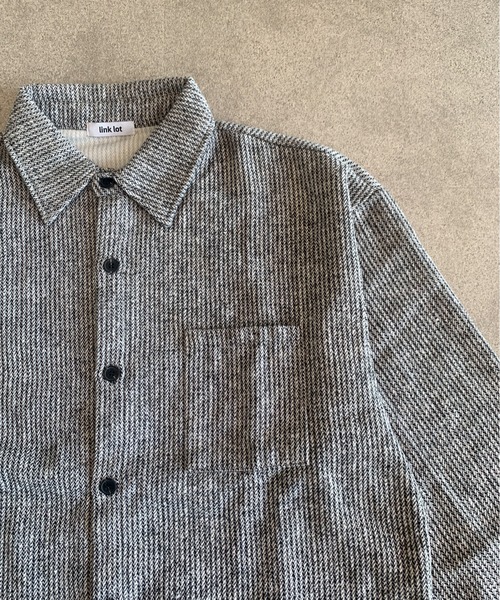 link lot(リンクロット)の「ヘリンボーンポケット付きルーズシルエットCPOジャケット(シャツ/ブラウス・メンズ・ブラック/ベージュ/グレー・M/L)」の21枚目の写真