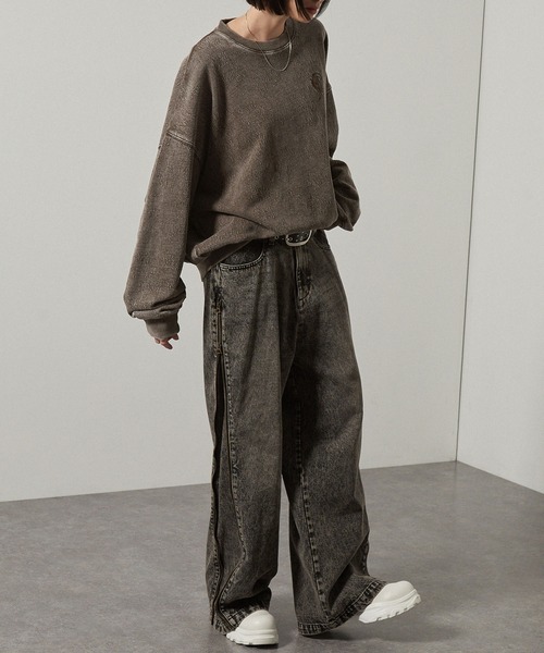 セール】【Alfred Alex】ヴィンテージ加工スノーウォッシュ