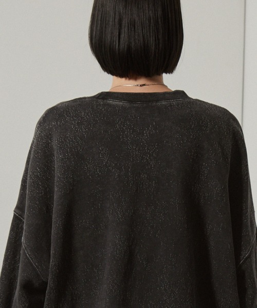 Alfred Alex(アルフレッドアレックス)の「【Alfred Alex】ヴィンテージ加工スノーウォッシュアブストラクトジャガードオーバーサイズスウェット(スウェット・メンズ・ブラウン/ブラック/ブルー/ワイン・M/L)」の17枚目の写真
