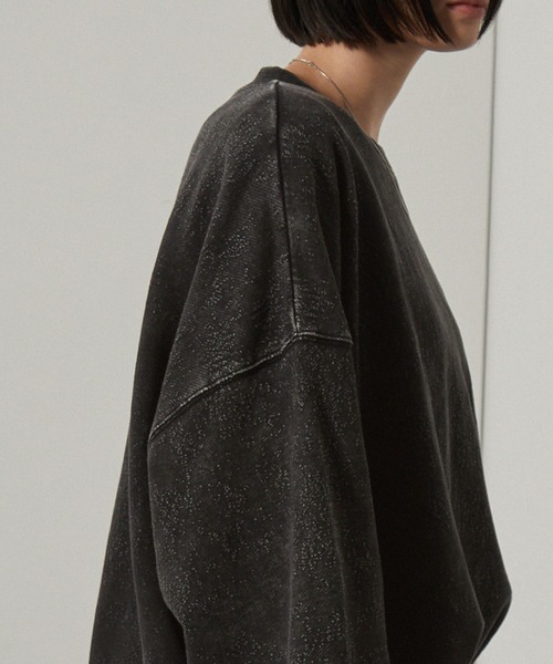 Alfred Alex(アルフレッドアレックス)の「【Alfred Alex】ヴィンテージ加工スノーウォッシュアブストラクトジャガードオーバーサイズスウェット(スウェット・メンズ・ブラウン/ブラック/ブルー/ワイン・M/L)」の19枚目の写真