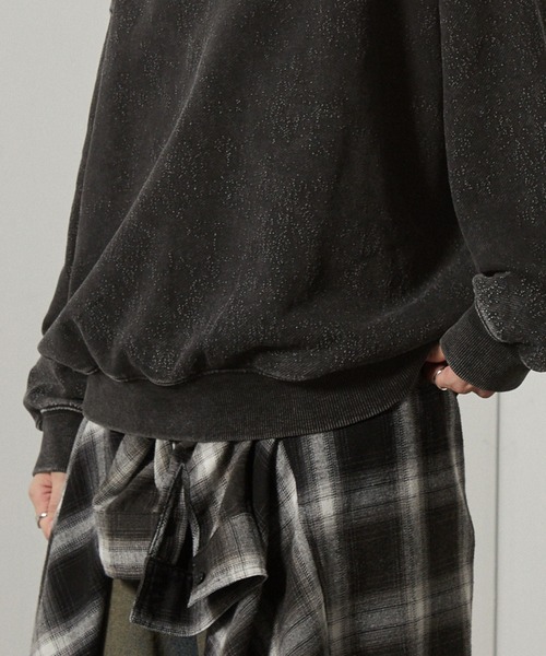 Alfred Alex(アルフレッドアレックス)の「【Alfred Alex】ヴィンテージ加工スノーウォッシュアブストラクトジャガードオーバーサイズスウェット(スウェット・メンズ・ブラウン/ブラック/ブルー/ワイン・M/L)」の20枚目の写真