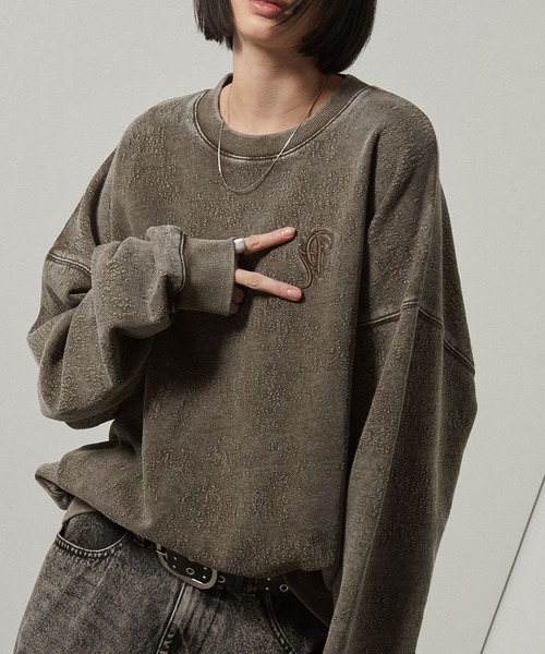 セール】【Alfred Alex】ヴィンテージ加工スノーウォッシュ