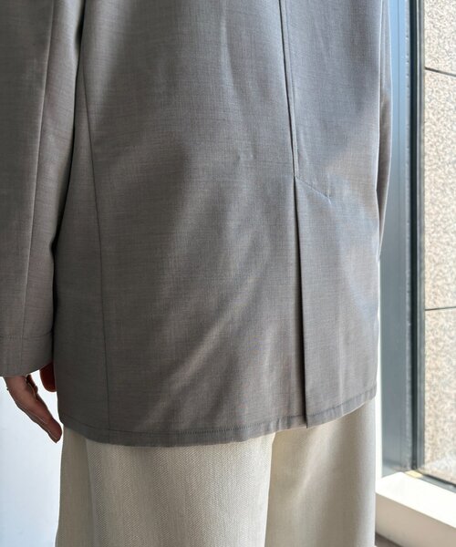 DouDou（ドゥドゥ）の「ダブルブレストジャケット（テーラードジャケット・レディース・グレイッシュベージュ/チャコールグレー/ブラウン・FREE）」の15枚目の写真