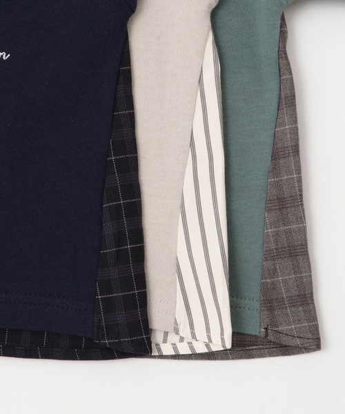 petit main（プティマイン）の「働く車刺しゅう長袖Tシャツ（Tシャツ/カットソー・キッズ・ネイビー/ブラウン/黄緑系・80ｃｍ/90cm/110cm/100cm/120cm/130cm）」の15枚目の写真