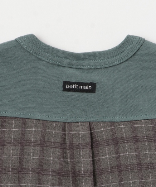 petit main（プティマイン）の「働く車刺しゅう長袖Tシャツ（Tシャツ/カットソー・キッズ・ネイビー/ブラウン/黄緑系・80ｃｍ/90cm/110cm/100cm/120cm/130cm）」の16枚目の写真