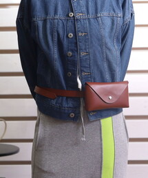 COOCO（クーコ）の「レザーポーチ付ベルト（ボディバッグ/ウエストポーチ）」