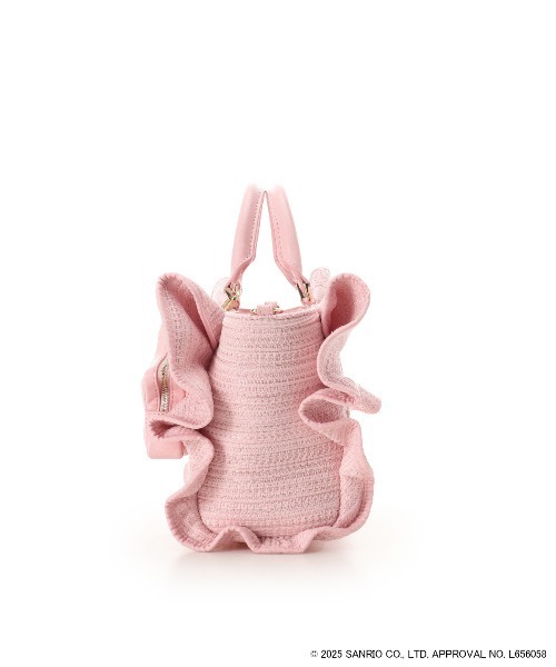 SAMANTHAVEGA(サマンサベガ)の「『リトルツインスターズ』(キキ&ララ)フリルハンドバッグ(ハンドバッグ・レディース・ライトブルー/ピンク・FREE)」の7枚目の写真